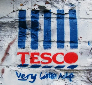 Tesco Logo Stokes Croft - Bristol