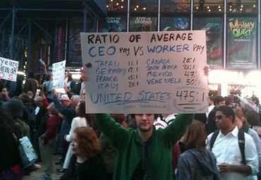 US demo poster on Pay Ratios